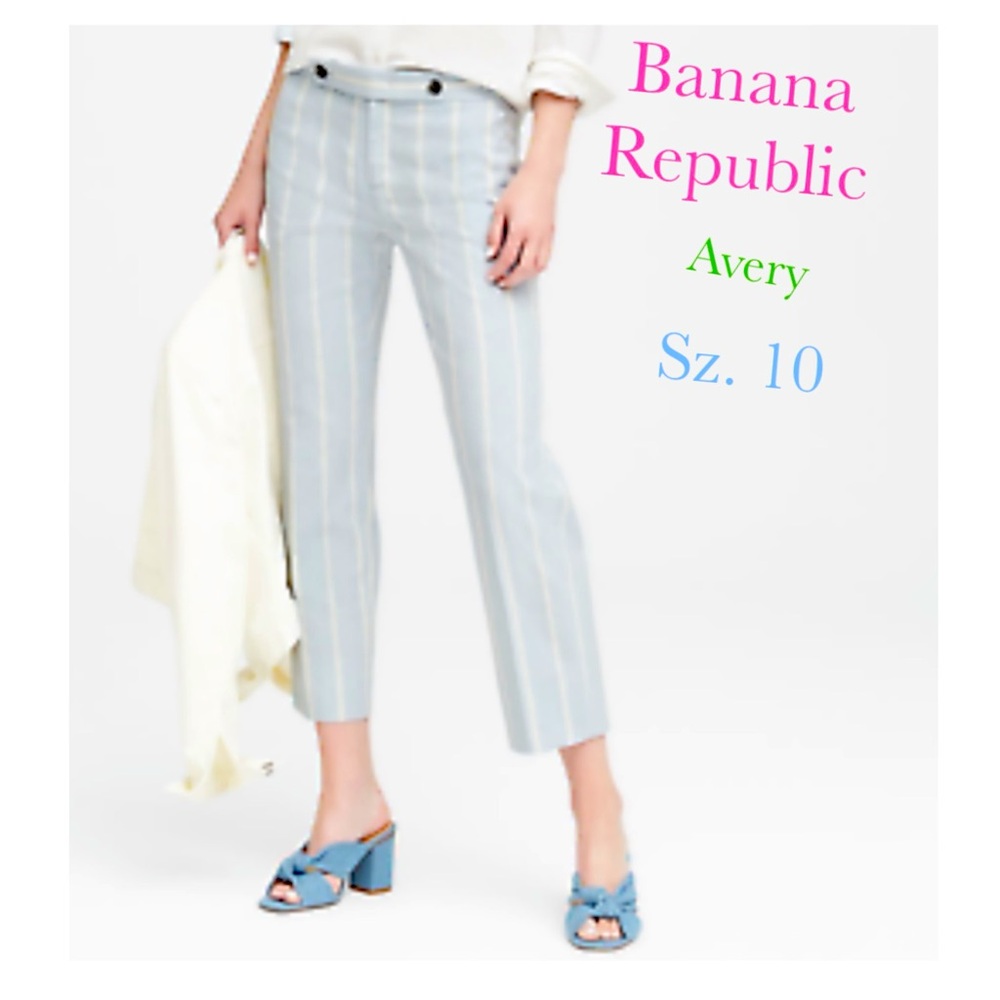 Banana Republic Avery linen/cotton blend. In excellent condition. Size 10